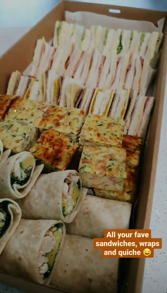 Large Graze Sandwiches, Wraps, Quiche