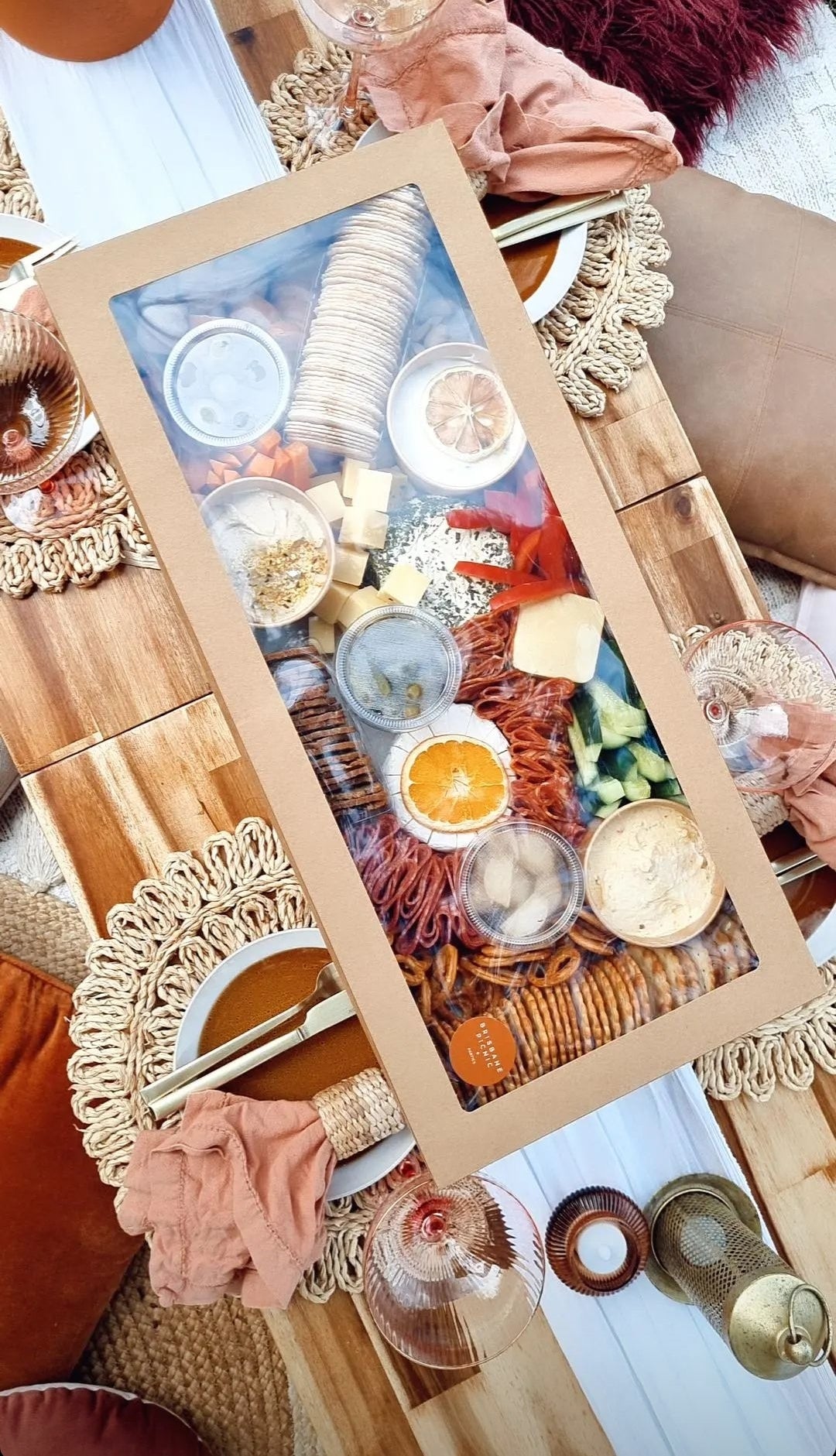 Large Standard Charcuterie and Cheese  Grazing Box